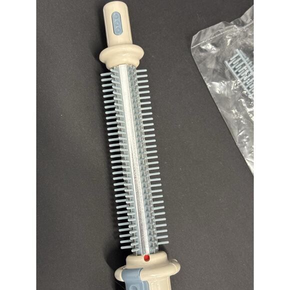 Vintage Sears Mini Curling Brush Iron Heated Styler Tight Curl Blue 82533 - Picture 3 of 5